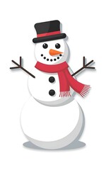 snowman illustration 