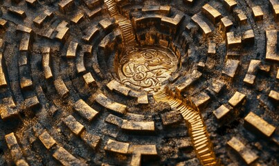 Intricate Maze Reveals Golden Path to Hidden Opportunity
