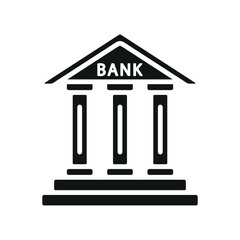 Bank building icon vector design templates simple and modern