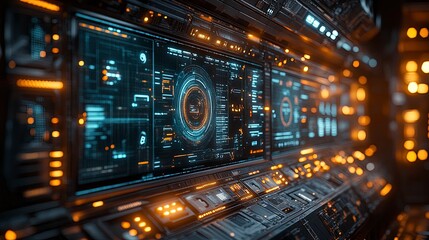 A futuristic illustration for smart classrooms, with silver, teal, and electric blue. Show digital screens, data icons, and interactive elements for a high-tech feel