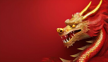 Obraz premium chinese dragon statue