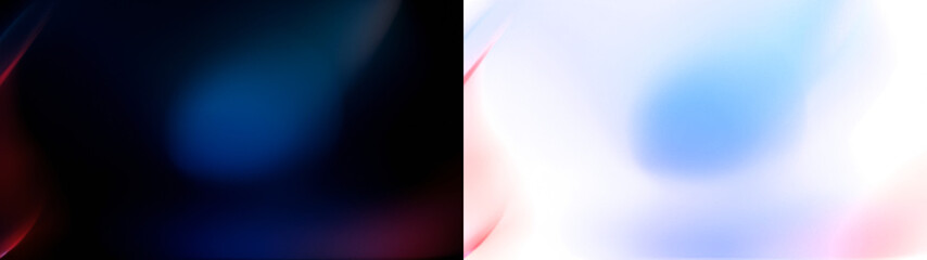 Dark blue and red light leak overlay on a transparent background for dramatic effects.  Black and Transparent PNG for overlay effect.