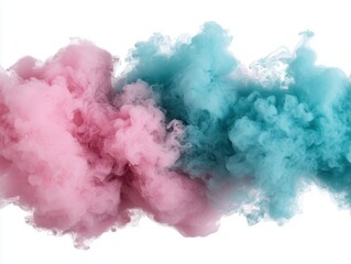 Fototapeta premium Colorful smoke explosion abstract background