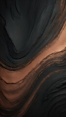 neon Charcoal Black, Copper glowing gradient background, a soft grainy noise texture with shimmering highlights and Smooth Transitions for a dynamic effect