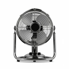 Sleek metallic desk fan with modern design for efficient cooling