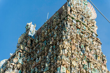 Rajagopuram -Madurai Meenashi temple