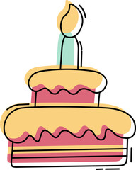 Birthday Cake Doodle 