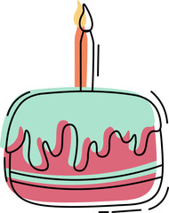 Birthday Cake Doodle 