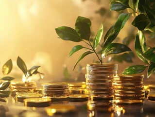 The Growth of Financial Coins