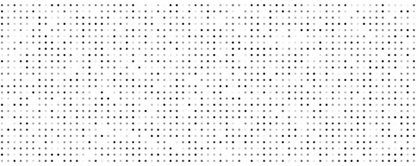 Monochrome halftone background with dots