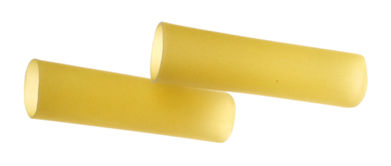  Italian uncooked cannelloni pasta tubes flying, isolated on white background