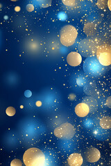 A magical and enchanting Christmas card, with sparkling ornaments and twinkling lights.