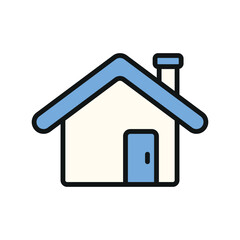 Home building icon vector design templates simple and modern
