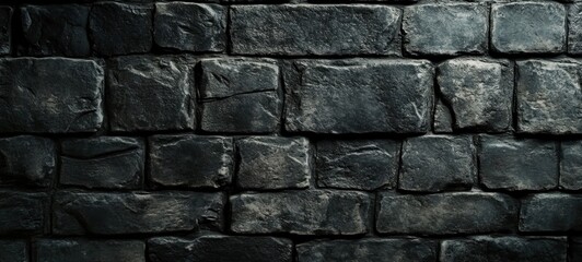 Dark Stone Wall Texture: A Moody Architectural Background