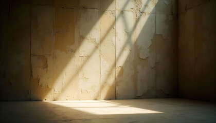 Shadows creating abstract illusions, completely unrelated to the objects casting them, evoking mystery and surrealism