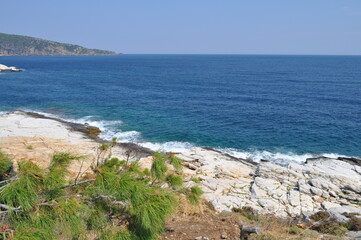 Rajskie widoki na greckiej wyspie Thassos 