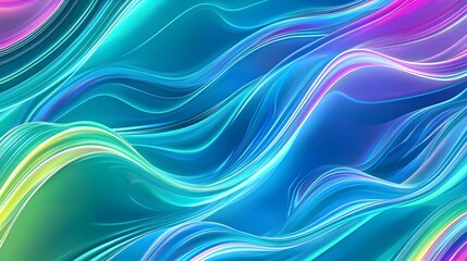 Fototapeta premium Abstract Blue Swirls Background