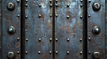 Fototapeta premium Old Metal Surface Texture with Rust and Scratches