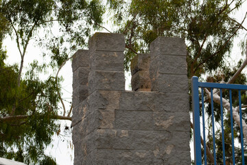 stone castle turret architecture feature