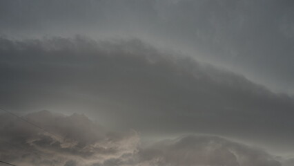 Obraz premium Storm clouds in the sky