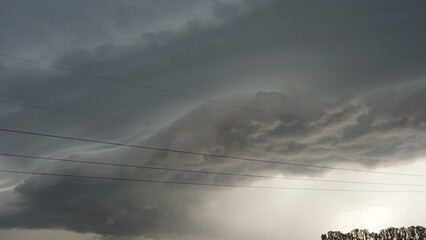Storm clouds in the sky