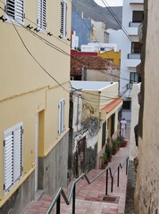 Fototapeta premium Gassen in San Sebastián Altstadt La Gomera