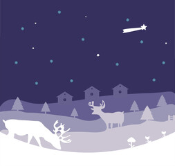 drawing for the winter holidays, with the atmosphere of the new 