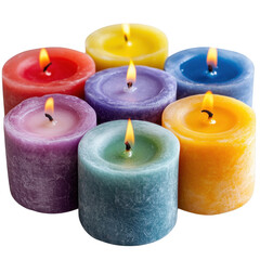 candles Isolated On Transparent Background