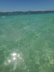 water and blue sky