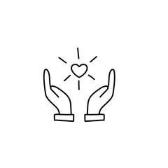 empathy line icon