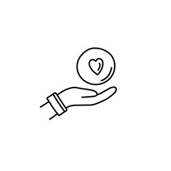 empathy line icon