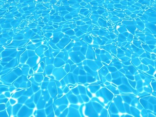 Obraz premium Crystal clear water ripples with reflections of the sunlight creating a mesmerizing pattern, peaceful, pattern, nature