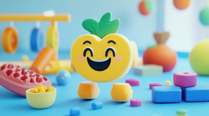 Concept of a healthy lifestyle represented by a collection of fitness gear nutritious foods and wellness practices