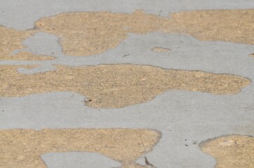 texture of concrete and chipped paint surface gray brown shapes