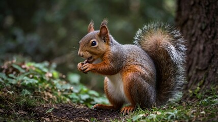 Naklejka premium squirrel