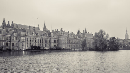 Fototapeta premium November 5, 2024. The Hague, The Netherlands. Dutch Gouverment building.