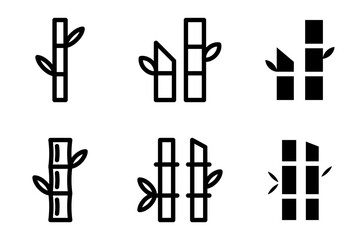 bamboo icon set