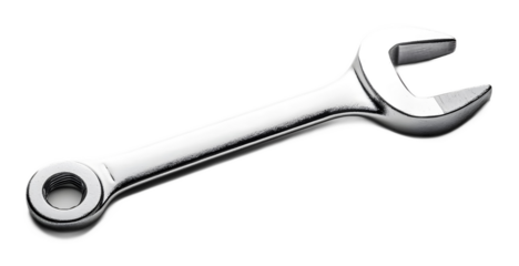 Wrench on a transparent background. isolated background.
