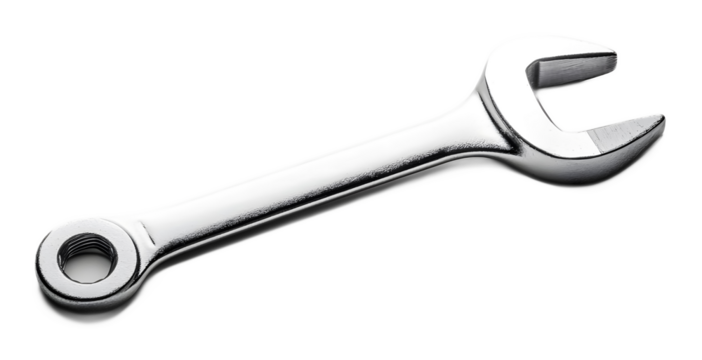 Wrench on a transparent background. isolated background.
