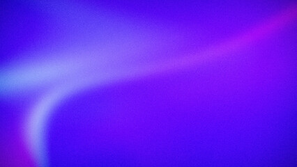 Bright abstract gradient blending vivid purple, blue, and soft pink hues in a smooth, flowing wave pattern with a grainy texture, ideal for vibrant backdrops