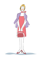 Woman to go out
