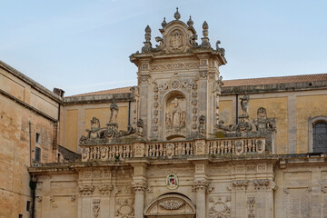 Fassade der Kathedrale von Lecce, Apulien