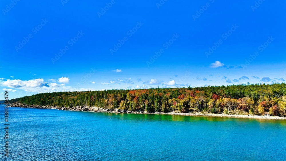 Poster Bar Harbor, Maine, USA