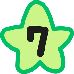 Obraz premium 숫자