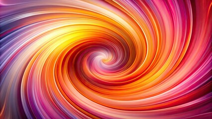 Fototapeta premium Colorful spiral abstract design in pink, orange, and gray, ideal as a stunning backdrop for artistic projects and creative endeavors, adding a lively touch to any design.