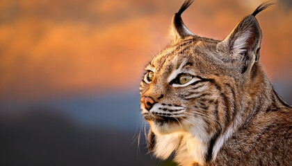 Obraz premium Close-Up of a Bobcat