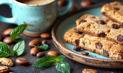 National Biscotti Day biscotti with coffee, September 29th