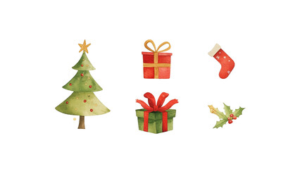 christmas tree with gifts
