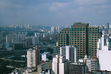 Obraz premium São Paulo city Brazil skyline daylight buildings