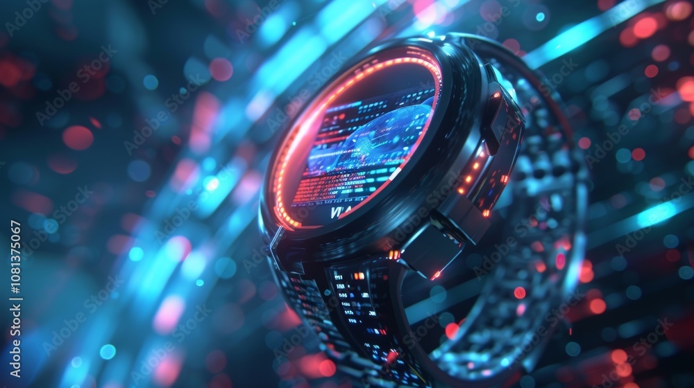 Poster equipped with advanced sensors and 5g connectivity this wearable watch can detect falls and send an 